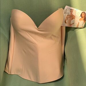 Felina Strapless Seamless Bustier in Nude